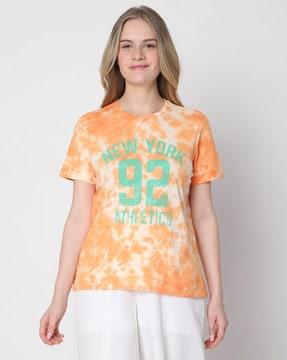 tie & dye crew-neck t-shirt