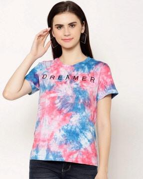 tie & dye crew-neck t-shirt