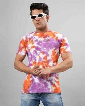 tie & dye crew-neck t-shirt