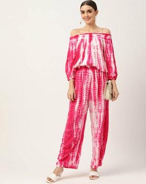 tie & dye pant-suit set