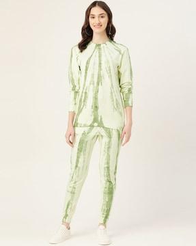 tie & dye pant-suit set