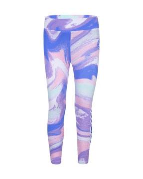 tie & dye print leggings