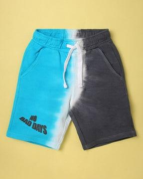 tie & dye print shorts