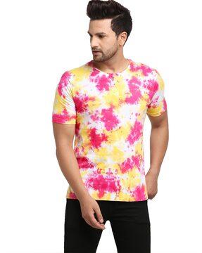 tie & dye regular fit t-shirt