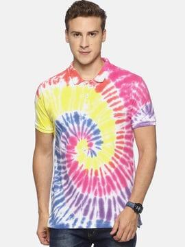 tie & dye regular fit t-shirt