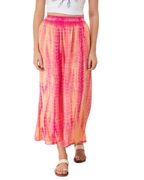 tie & dye relaxed fit palazzos