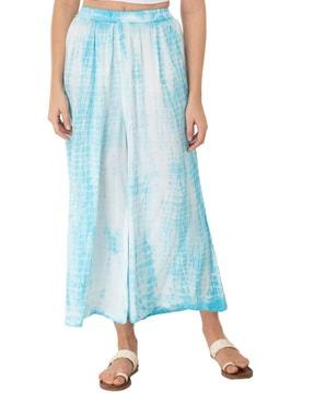 tie & dye relaxed fit palazzos