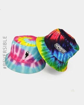 tie & dye reversible bucket hat