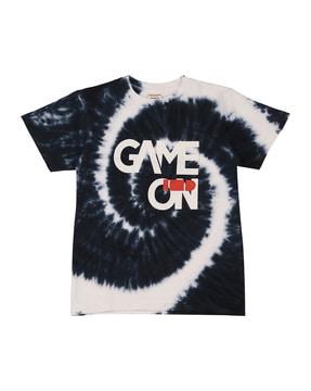 tie & dye round-neck t-shirt