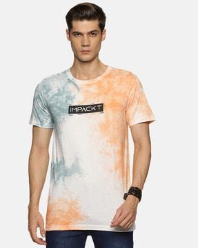 tie & dye round-neck t-shirt