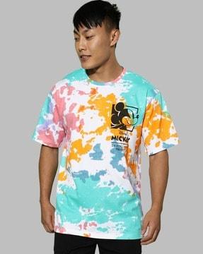 tie & dye round-neck t-shirt