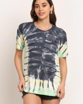 tie & dye round-neck t-shirt