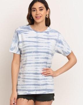 tie & dye round-neck t-shirt