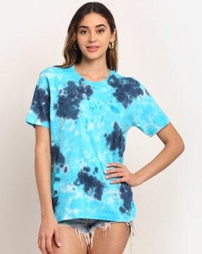 tie & dye round-neck t-shirt