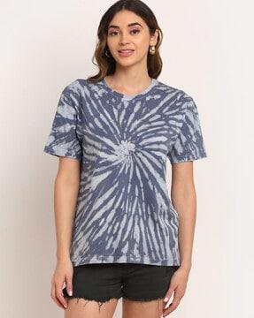 tie & dye round-neck t-shirt