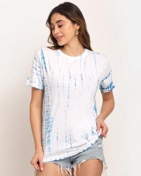 tie & dye round-neck t-shirt