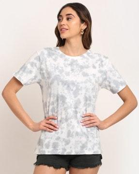 tie & dye round-neck t-shirt