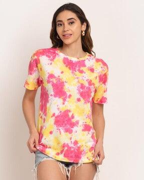 tie & dye round-neck t-shirt