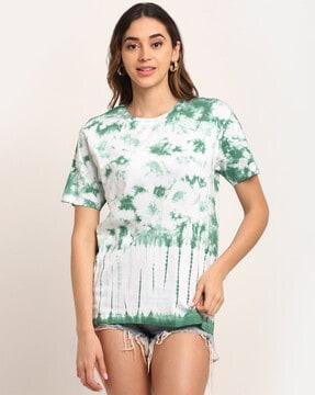 tie & dye round-neck t-shirt