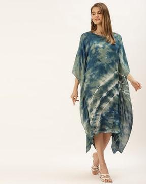 tie & dye shift dress