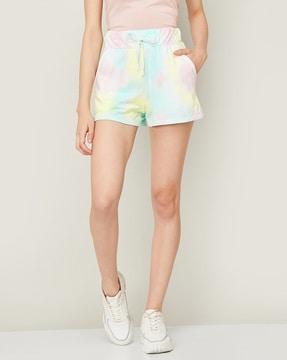 tie & dyed shorts