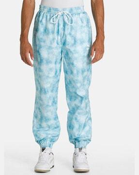 tie and dye straight track pants