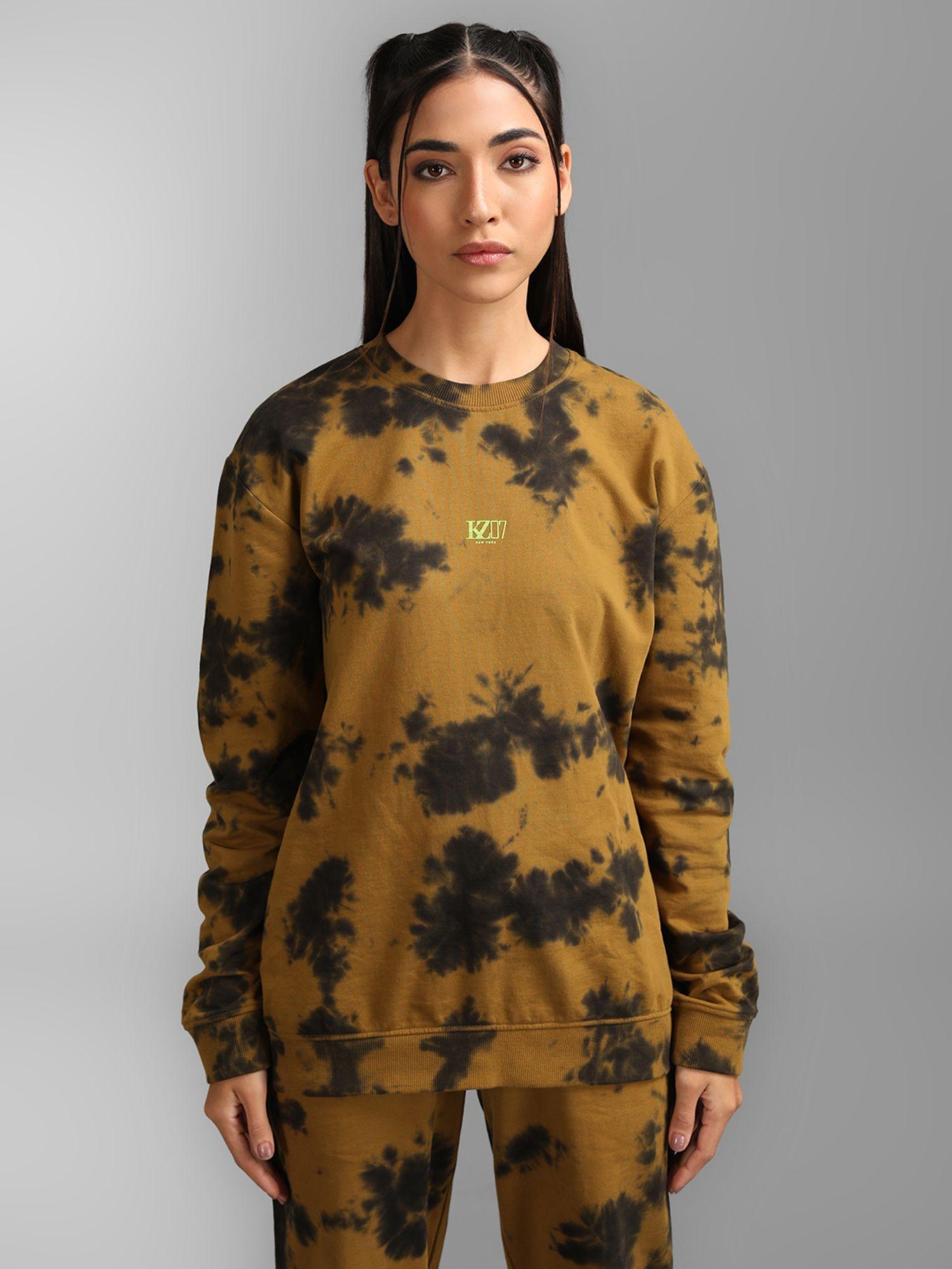 tie and dye women's sweatshirt