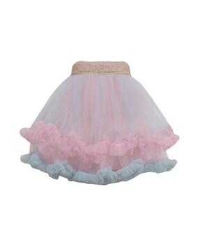 tiered-skirt-with-elasticated-waist