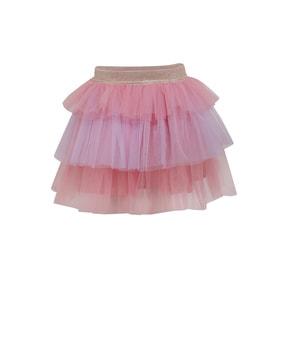 tiered-skirt-with-elasticated-waist