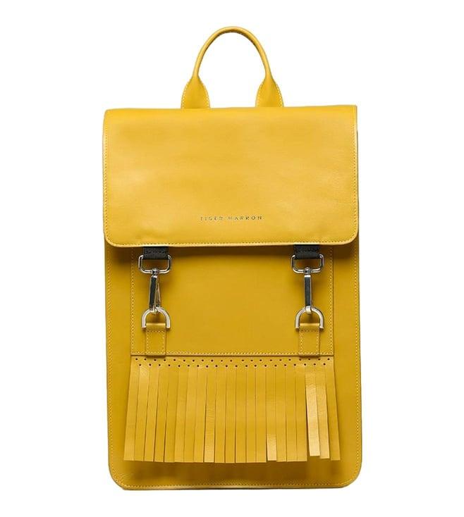 tiger marron yellow stillat coachella medium backpack