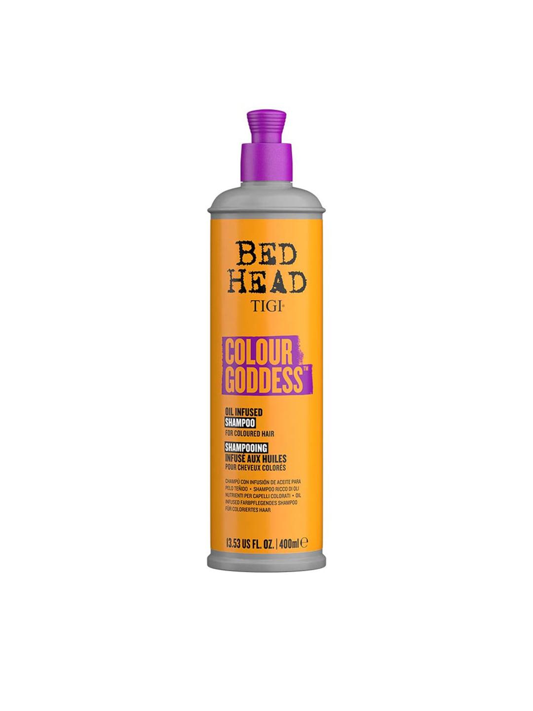 tigi bed head colour goodness oil infused shampoo for coloured hair - 400ml