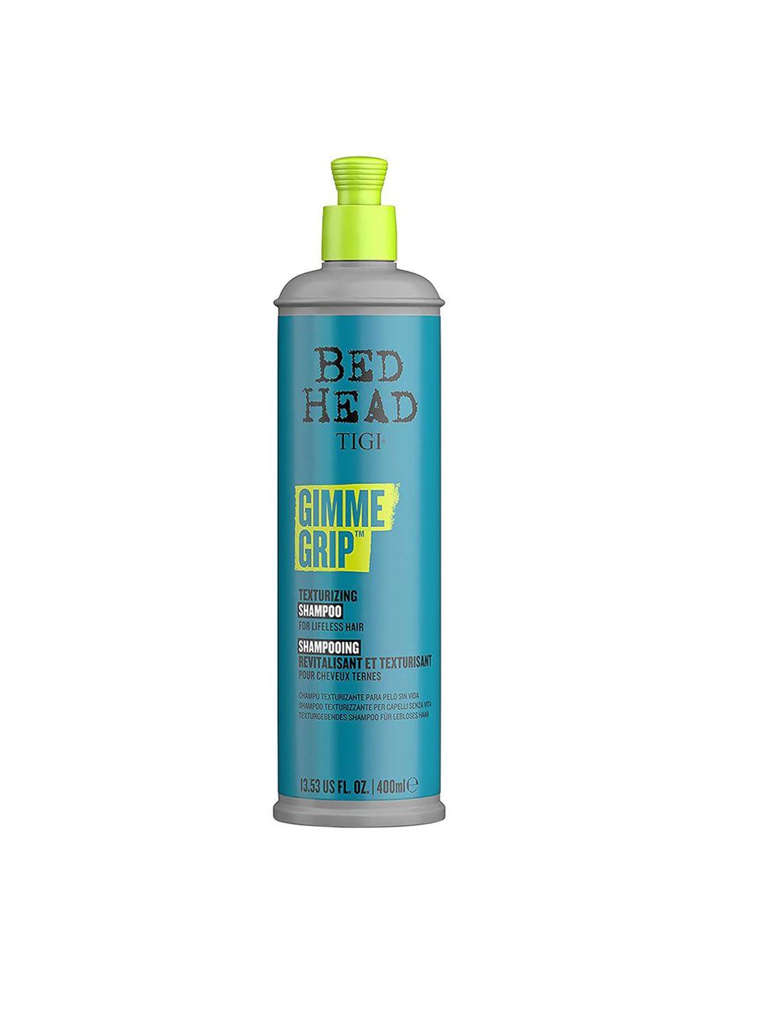 tigi bed head gimme grip texturizing shampoo for lifeless hair - 400ml