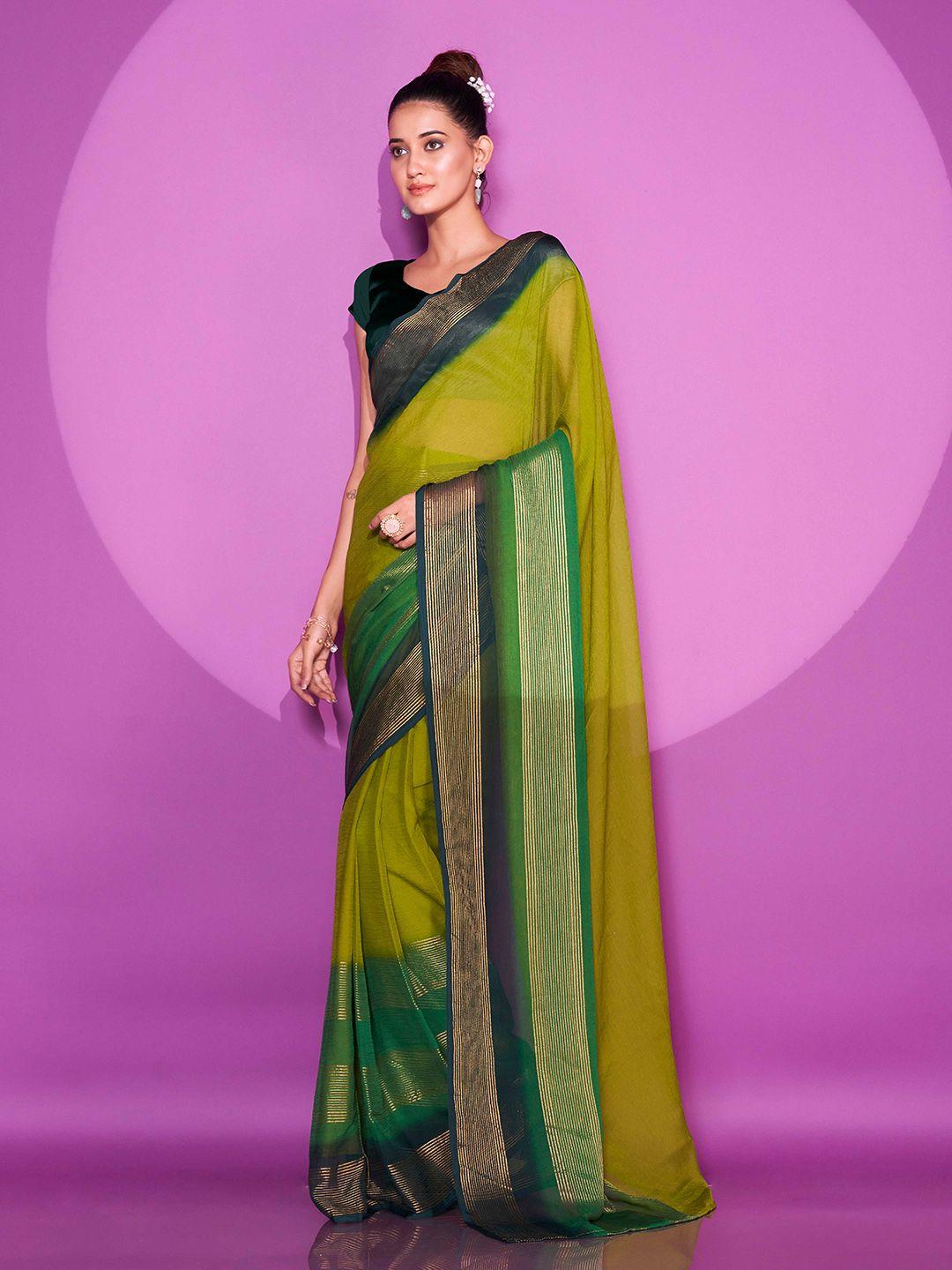 tikhi imli colourblocked saree