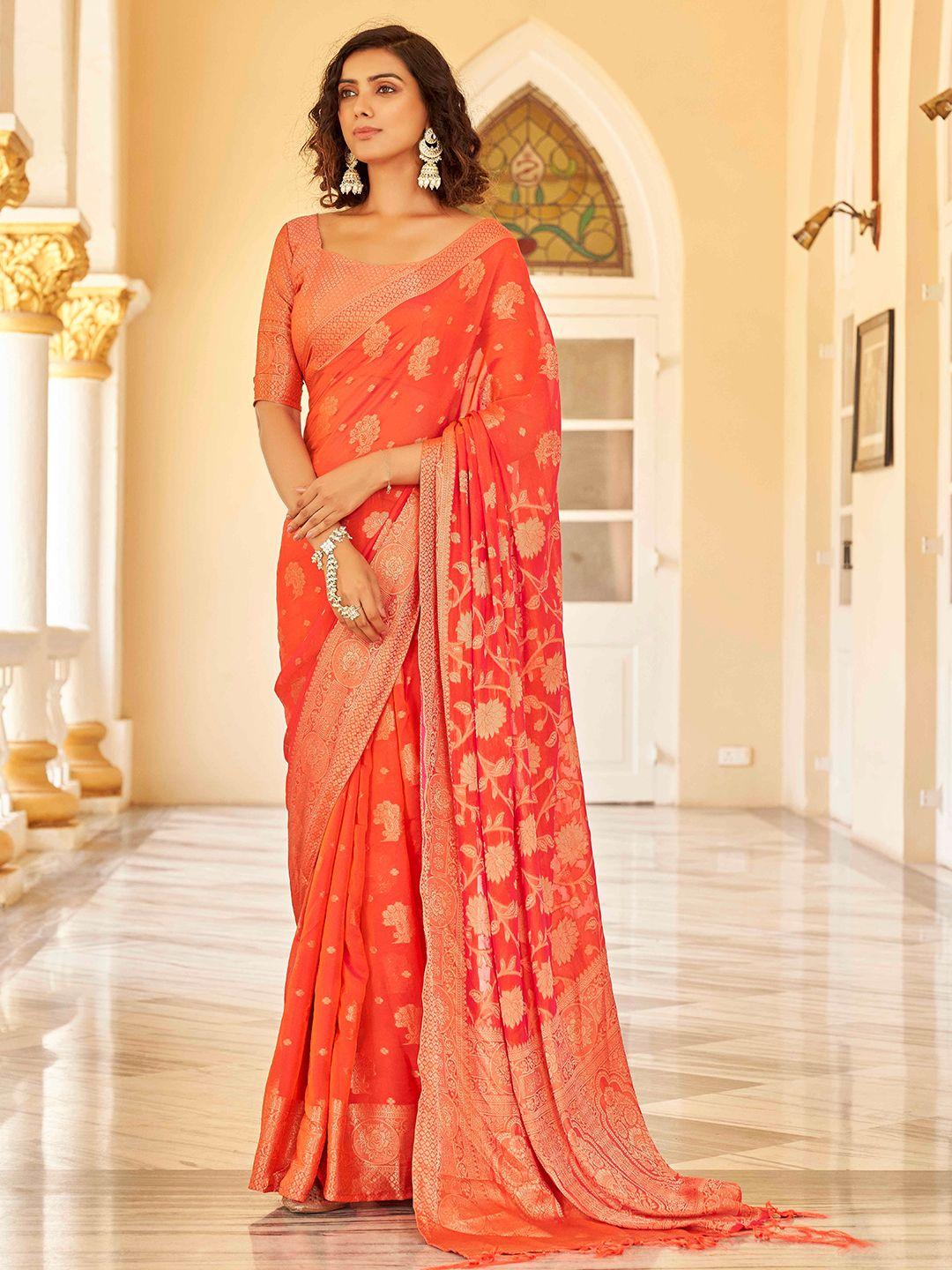 tikhi imli ethnic motifs zari art silk saree