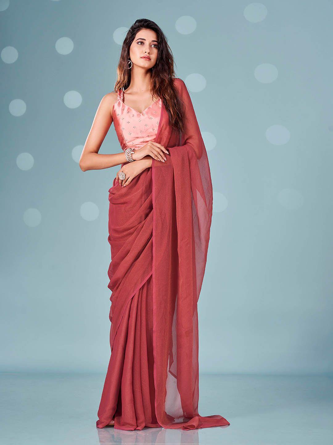 tikhi imli shimmer ready to wear saree