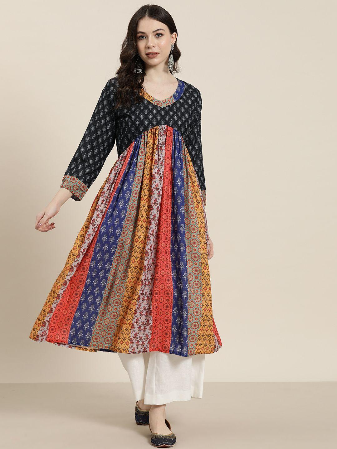 tikhi imli women ethnic motifs printed kurta