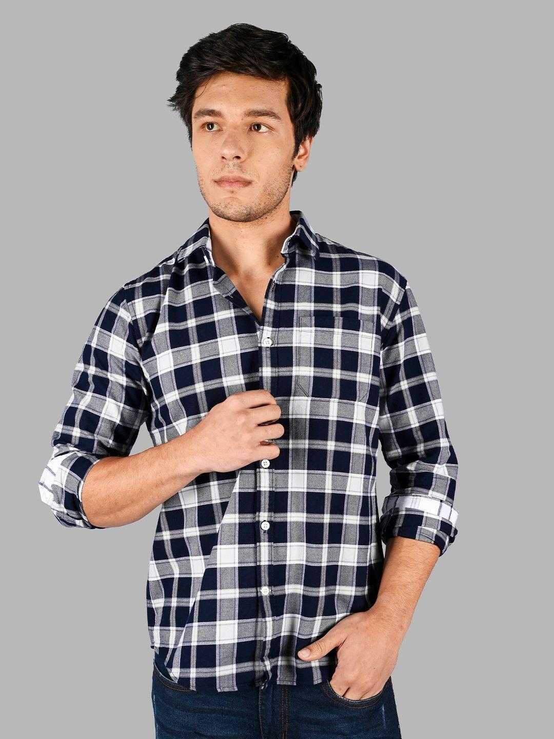 tim paris comfort tartan checked cotton casual shirt