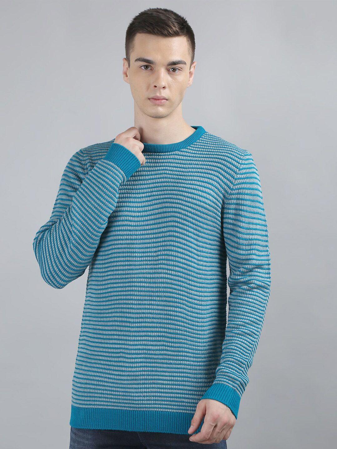 tim paris striped cotton pullover sweater