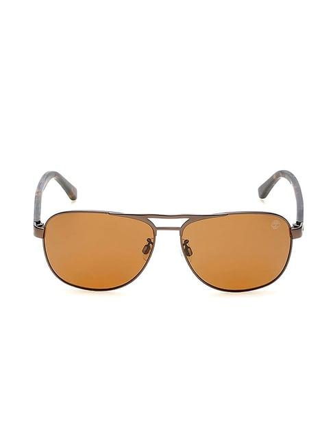 timberland brown pilot sunglasses for men