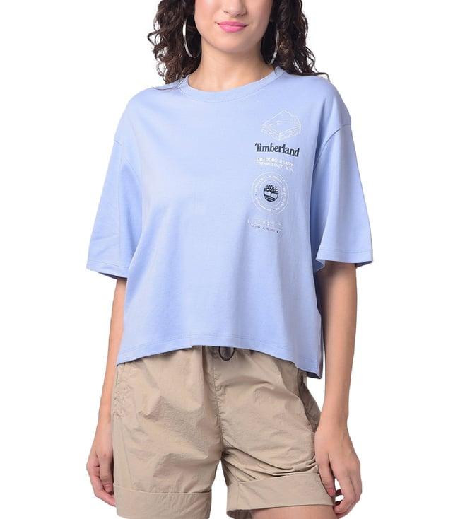 timberland blue logo regular fit t-shirt