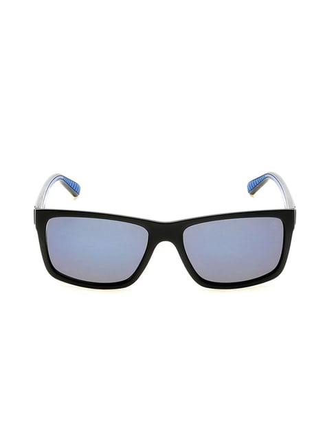 timberland blue rectangular sunglasses for men