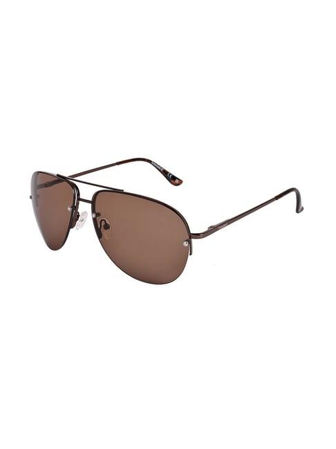 timberland brown aviator uv protection sunglasses for men