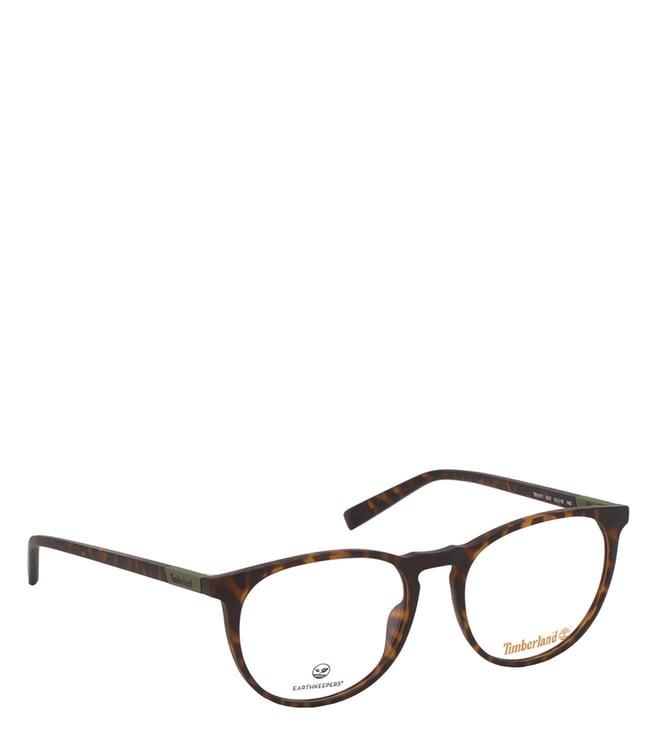 timberland brown oval eye frames for men