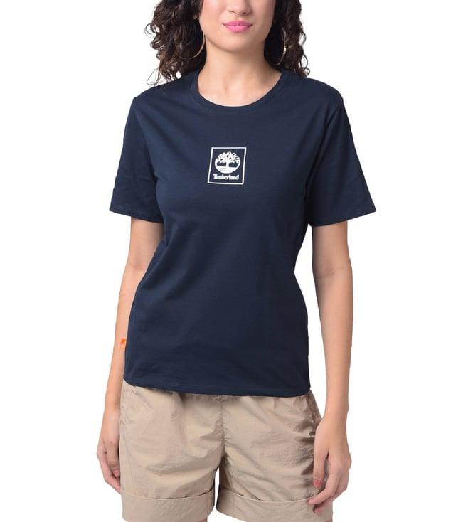 timberland dark sapphire logo regular fit t-shirt