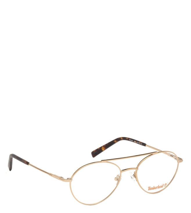 timberland gold oval eye frames for men