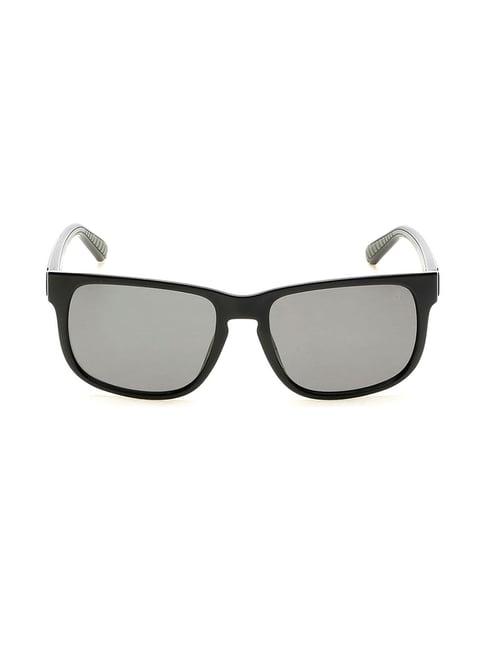 timberland grey rectangular sunglasses for men