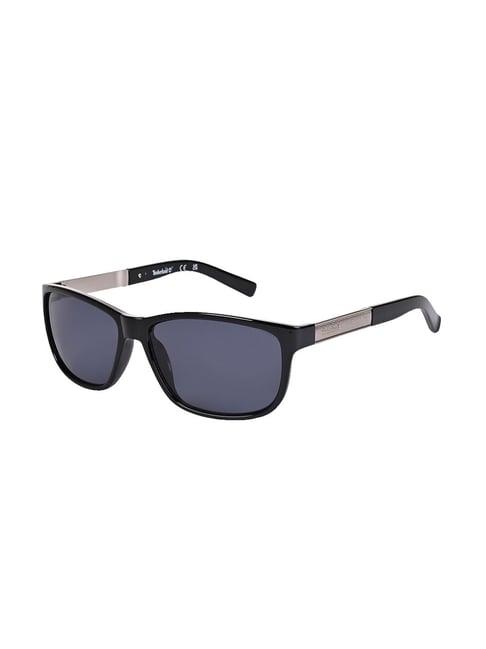 timberland grey rectangular uv protection sunglasses for men