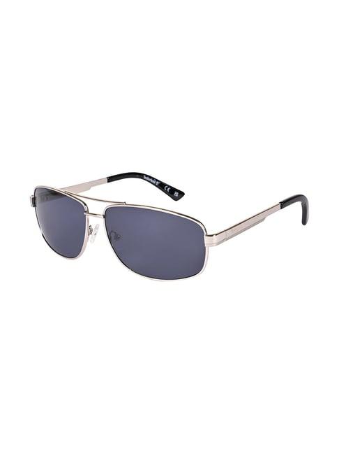 timberland grey rectangular uv protection sunglasses for men
