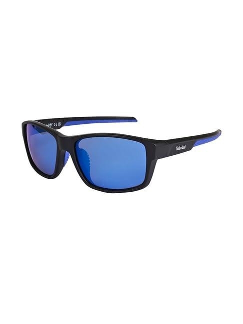timberland grey rectangular uv protection sunglasses for men