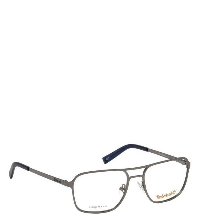 timberland grey square eye frames for men